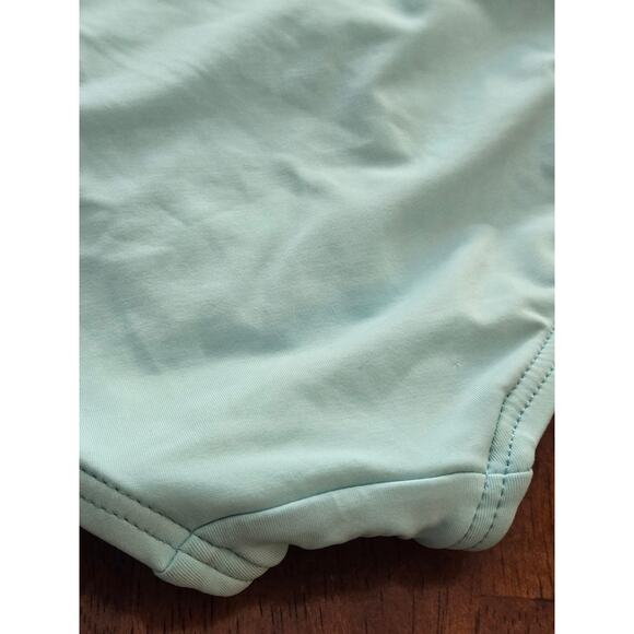 TOMMY BAHAMA PEARL SOLIDS V FRONT HALTER 1 PC SWIMSUIT POOL BLUE SZ 4 NEW! $130 - Picture 10 of 10